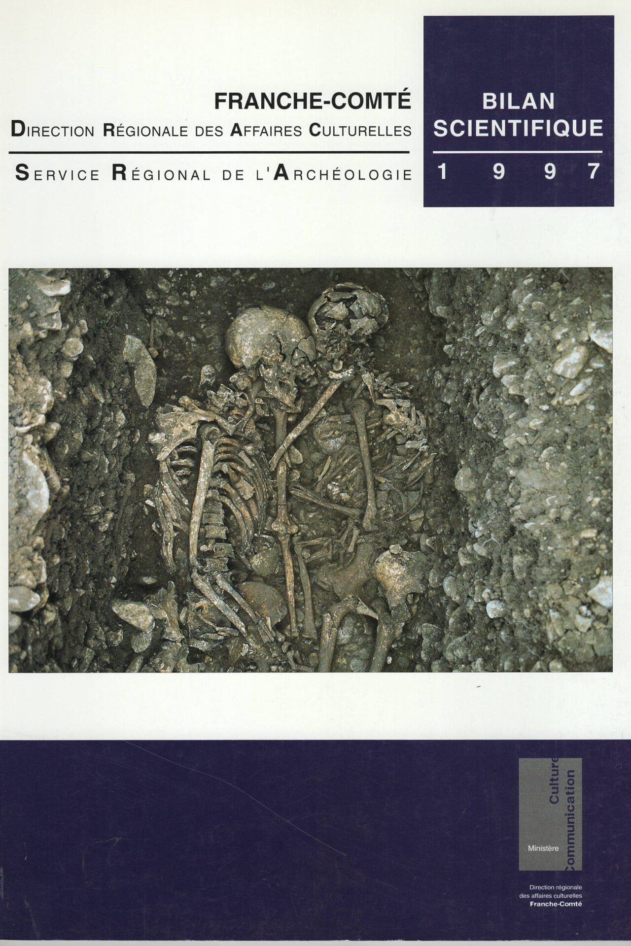 Direction Régionale des Affaires Culturelles Franche-Comté - Service Régional de l'Archéologie - Bilan Scientifique 1997
