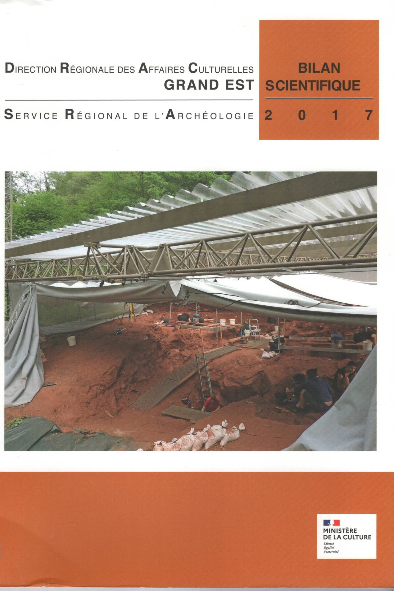 Direction Régionale des Affaires Culturelles Grand Est - Service Régional de l'Archéologie - Bilan Scientifique 2017