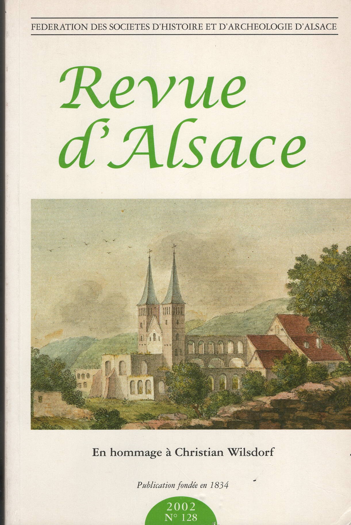 Revue d'Alsace - En hommage à Christian Wilsdorf