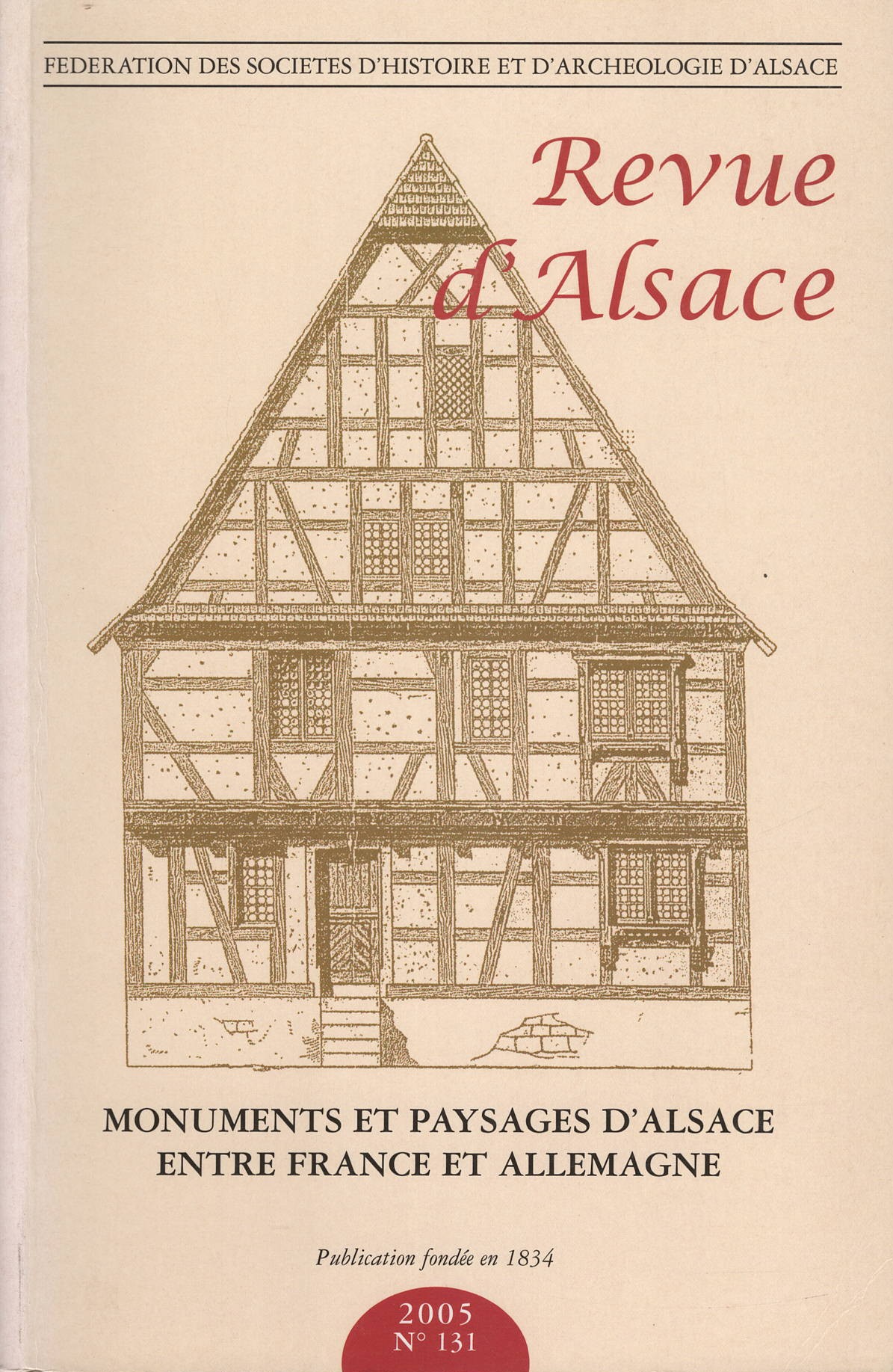 Revue d'Alsace - Monuments et paysages d'Alsace entre France et Allemagne